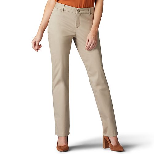 Women's Lee Wrinkle-Free Relaxed Fit Straight-Leg Pants