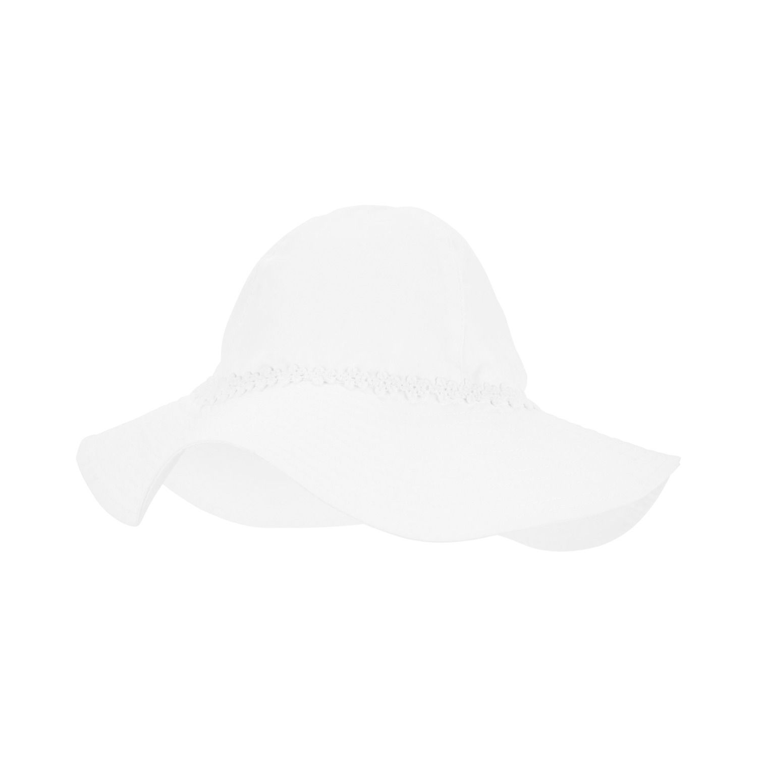 white sun hat toddler girl