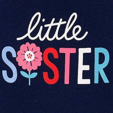 Baby Girl Carter's "Little Sister" Bodysuit & Pants Set