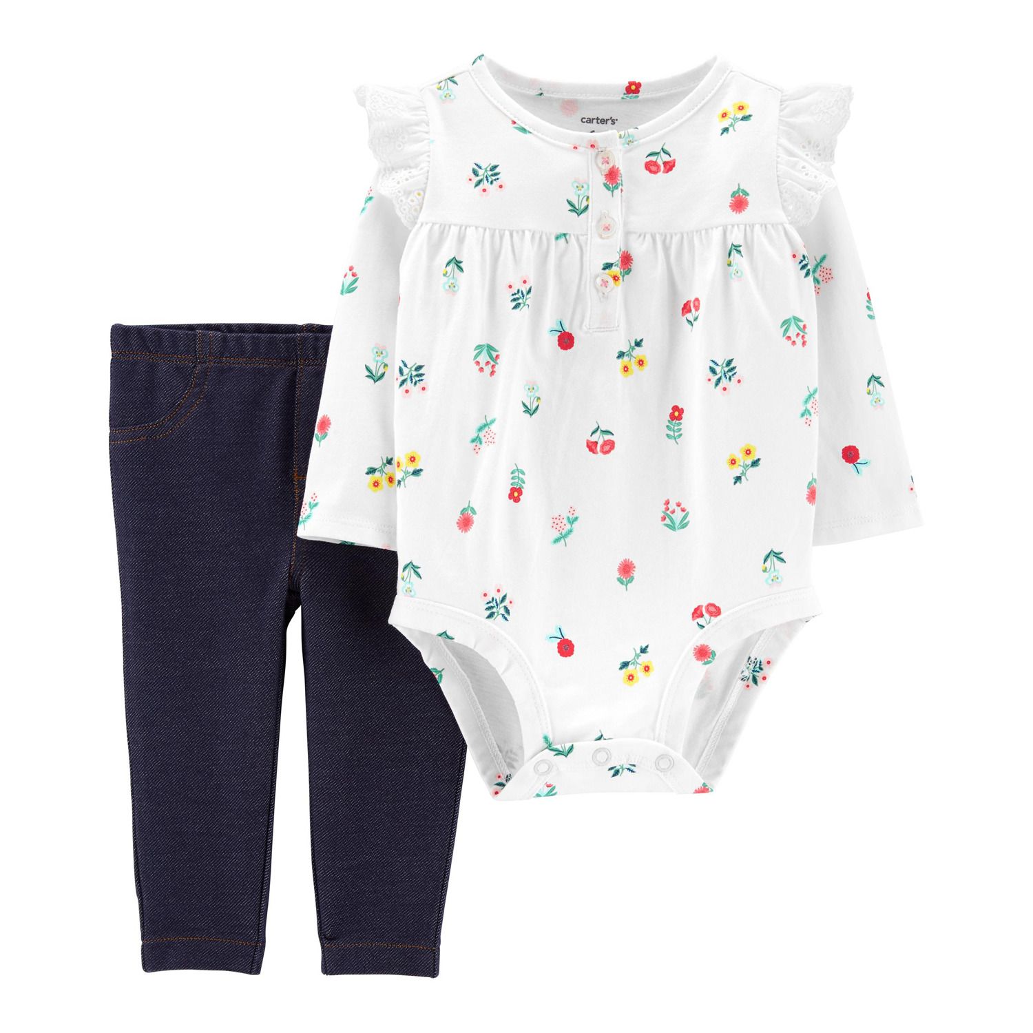 floral baby pants