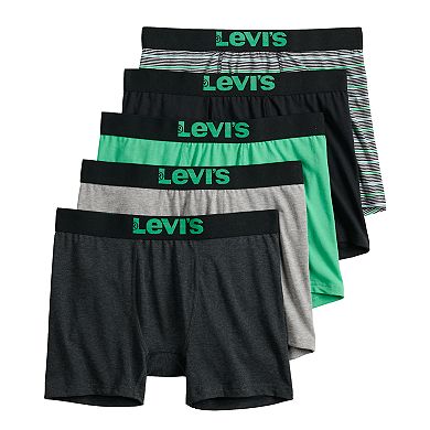 Mens Levi's Cotton Stretch Boxer Briefs (5-pack)