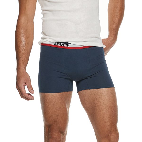 Men S Levi S 5 Pack Cotton Stretch Boxer Briefs