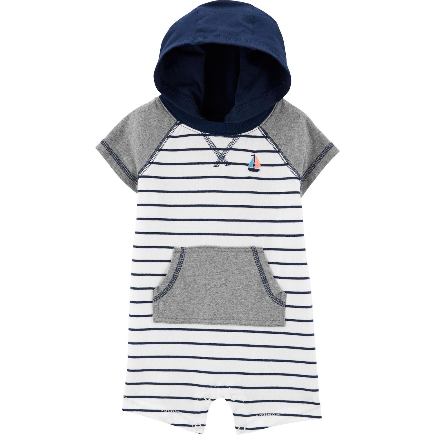 baby boy hooded jumpsuit