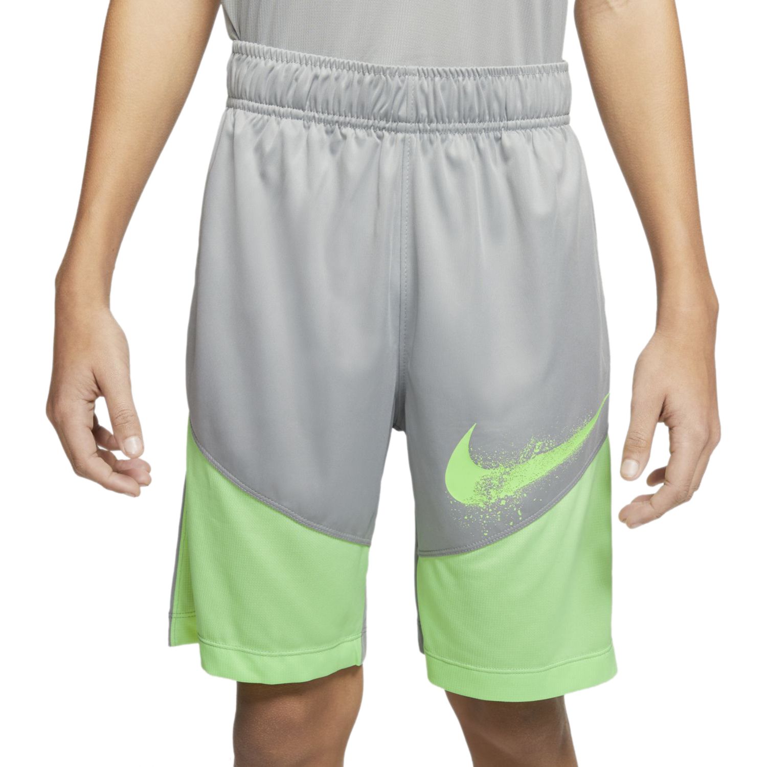 boys green nike shorts