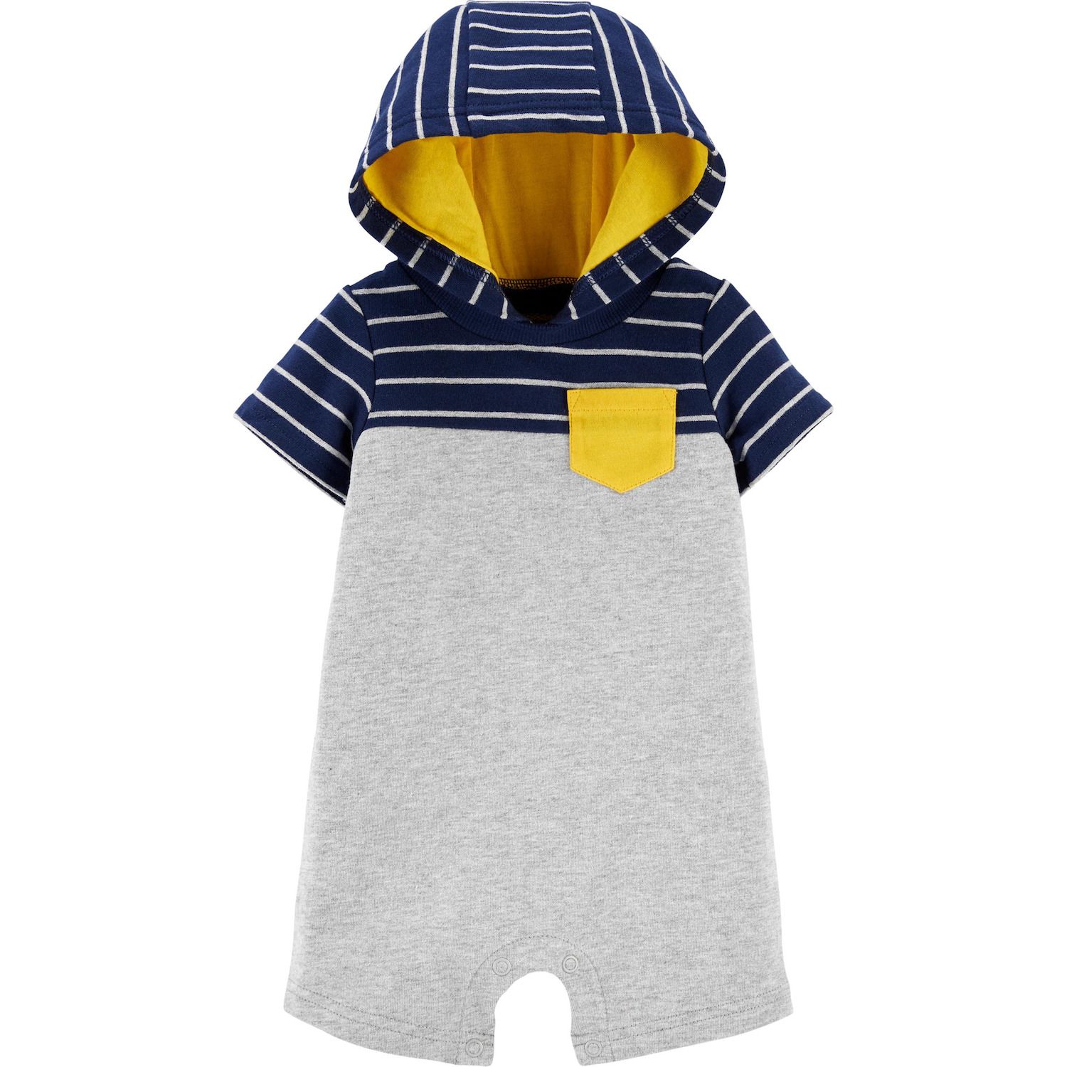 hooded onesie baby boy