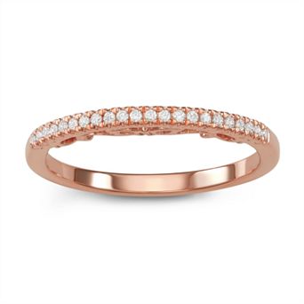 Simply Vera Vera Wang 14k Gold 1/8 Carat T.W. Diamond Wedding Ring