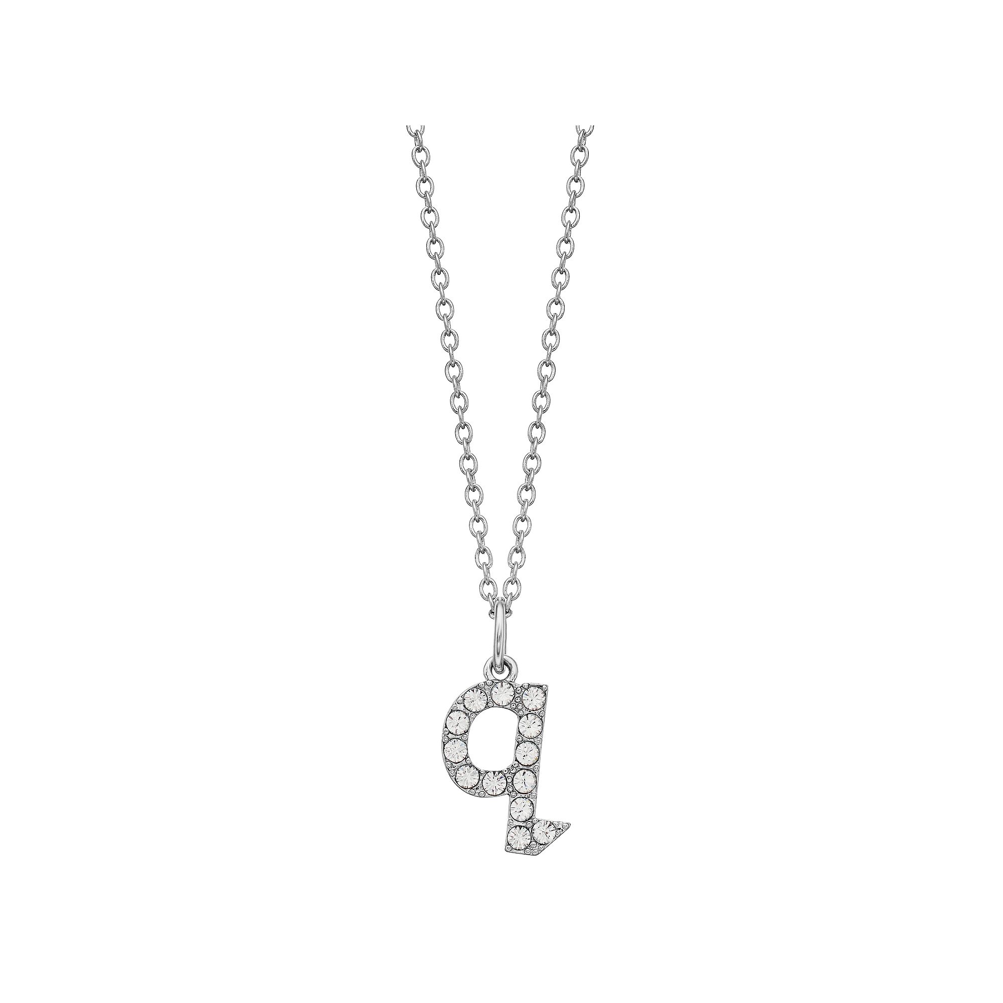 Brilliance Initial Pendant Necklace, Womens, Size: 18, Q
