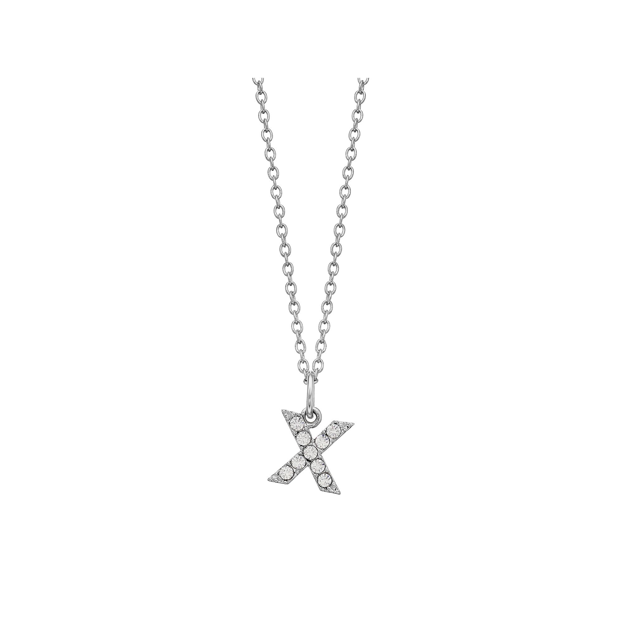 Brilliance Initial Pendant Necklace, Womens, Size: 18, X