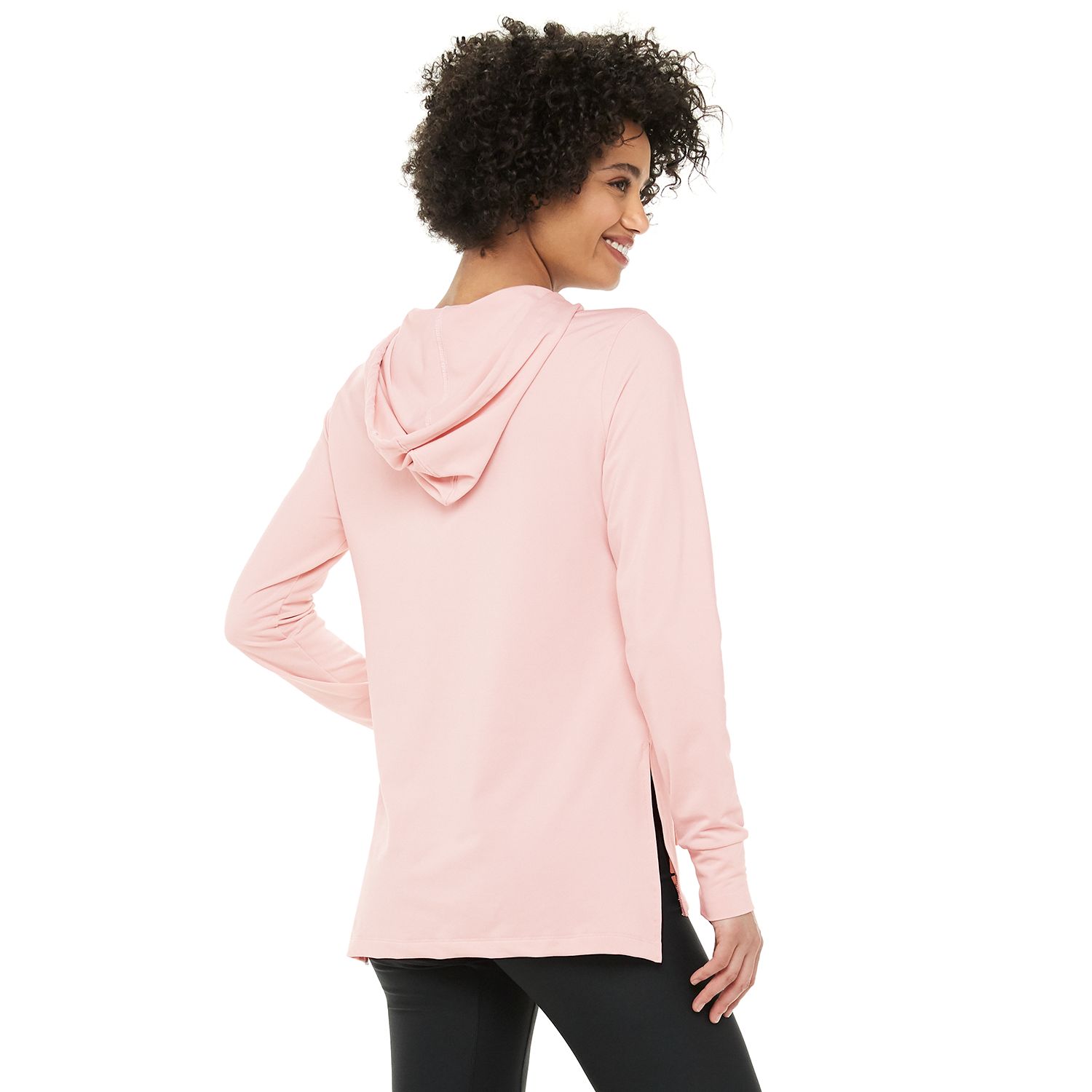 nike yoga tunic hoodie