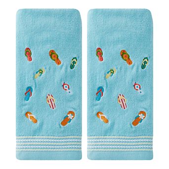 Saturday Knight, Ltd. 2-pack Flip Flops Hand Towel