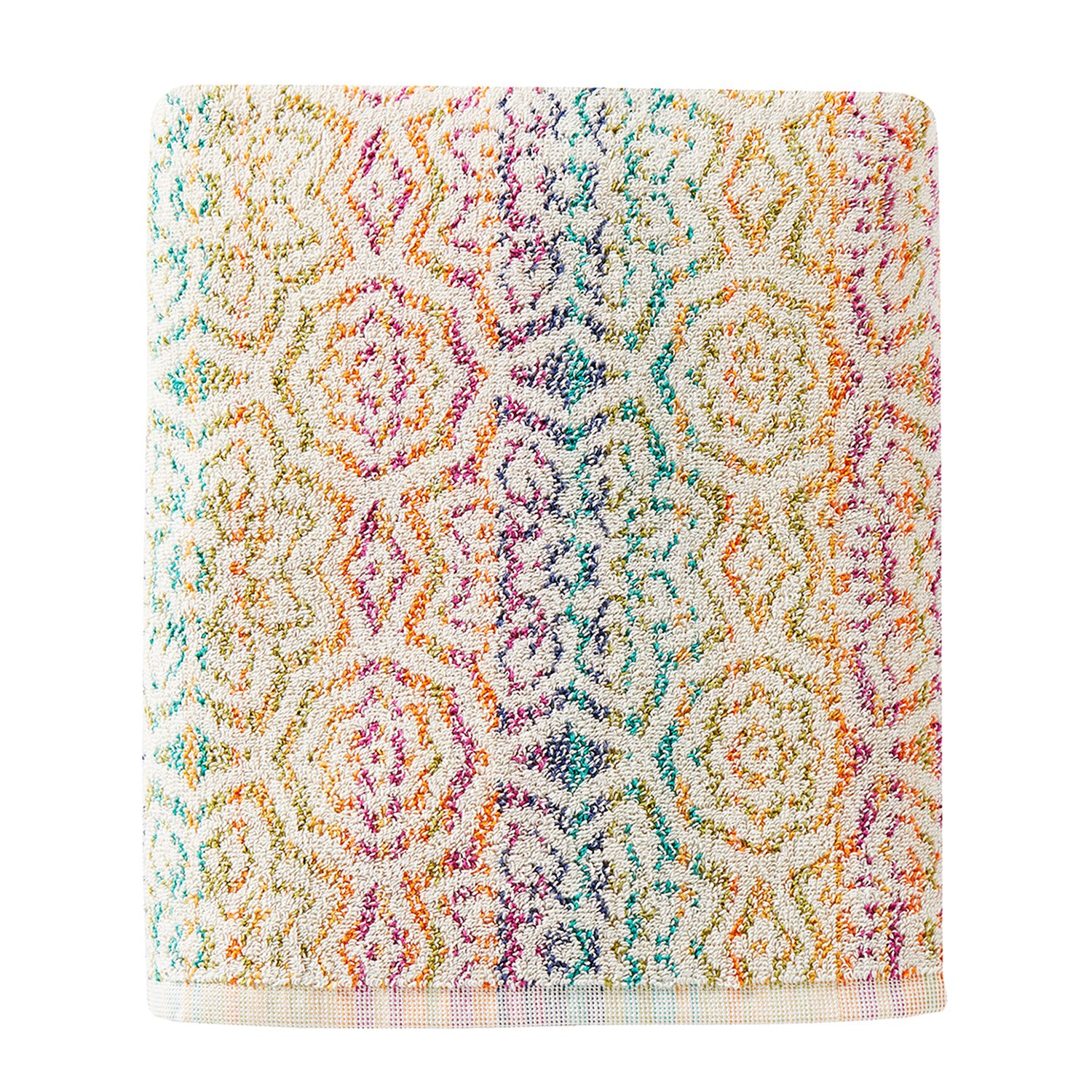 SKL HOME Rhapsody Handtuch-Set, 2-teilig – Kräftige Farben & Jacquard-Muster Für Ein Lebendiges Badezimmer