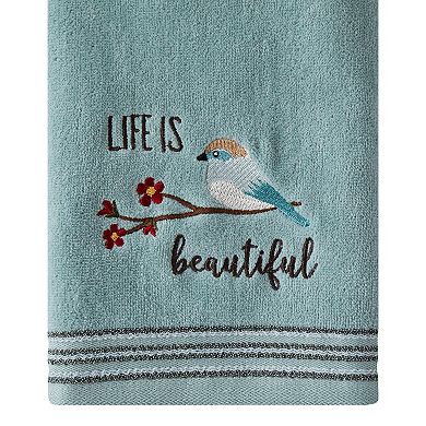 Saturday Knight, Ltd. 2-pack "Life Is Beautiful" Hand Towel Set