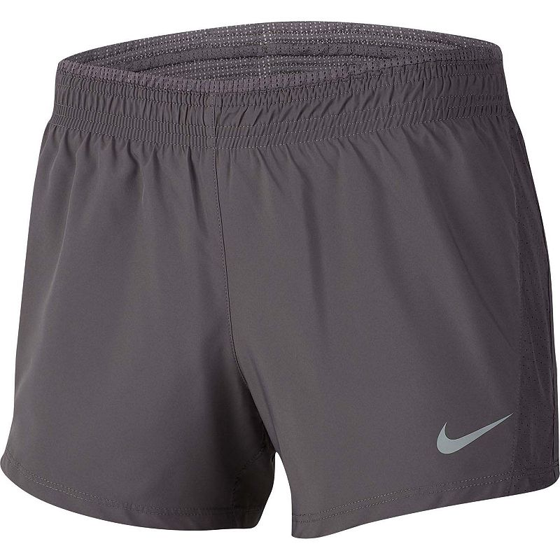 Womens Nike 2-in-1 Running Shorts, Size: XS, Light Grey