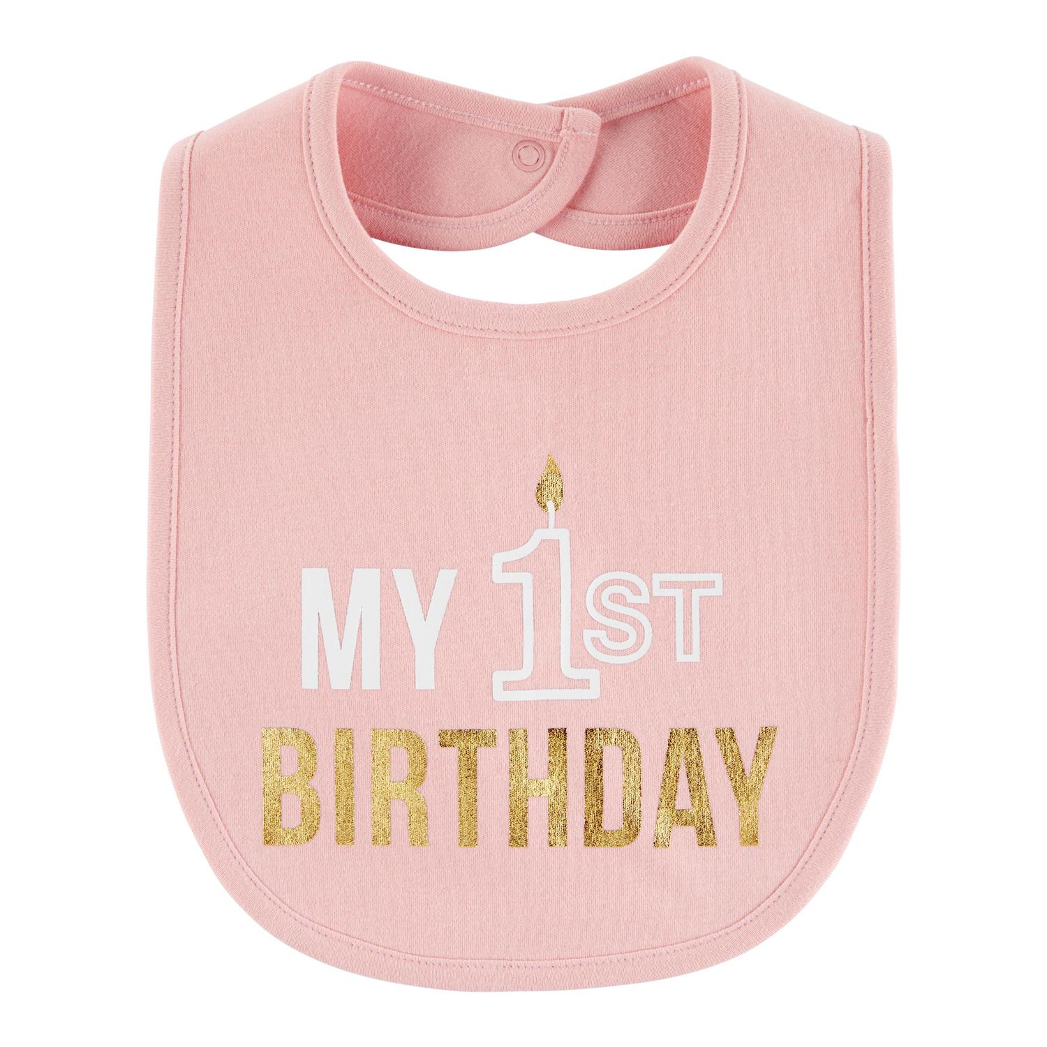 my first birthday bib girl