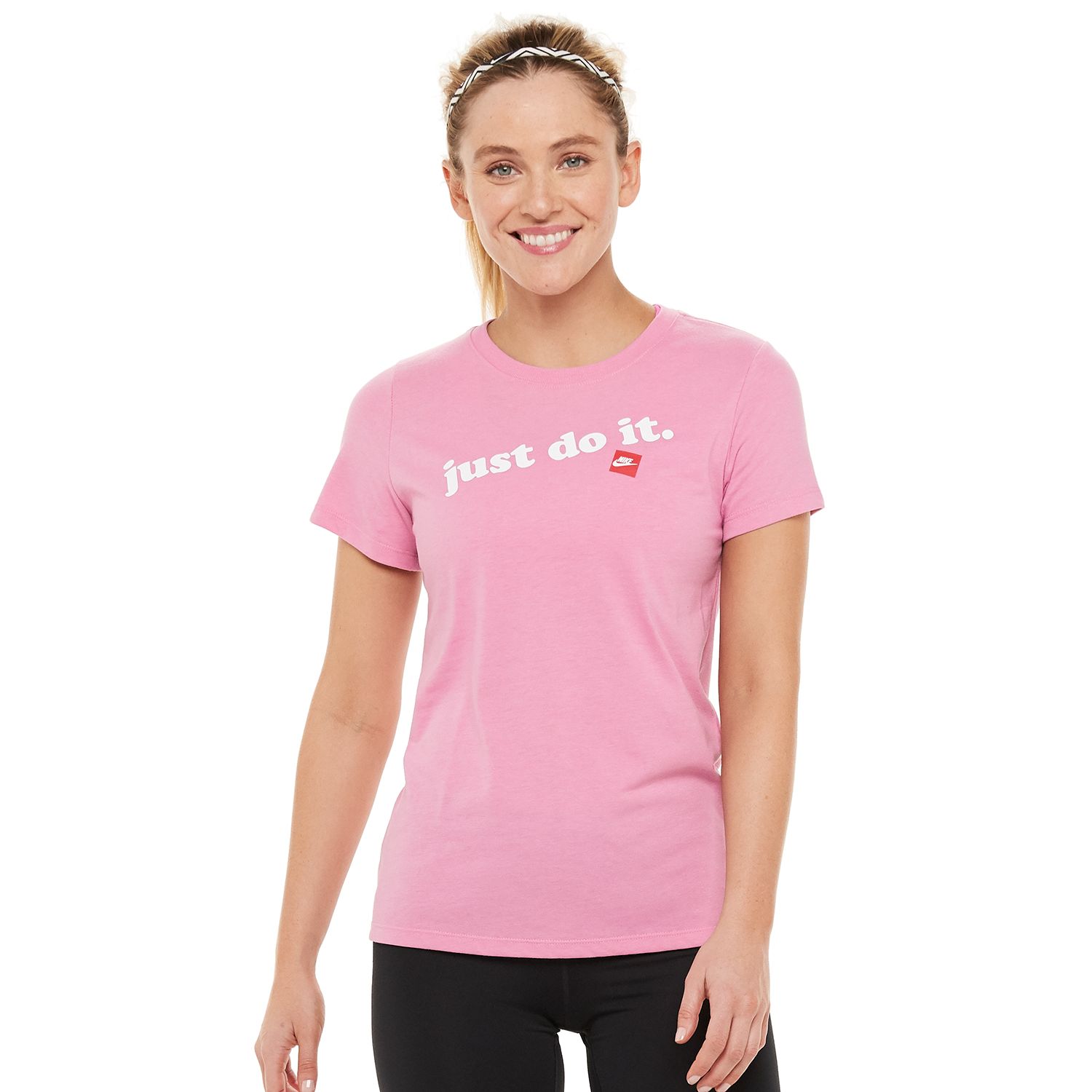 nike t shirts women's just do it