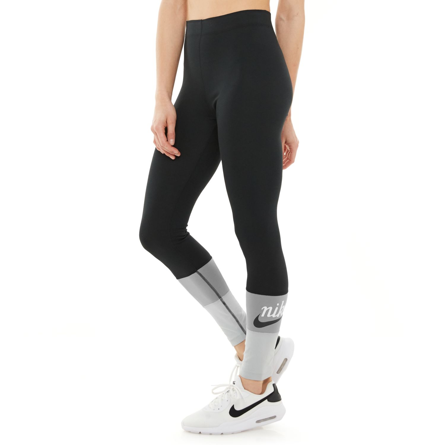 nike leggings color block