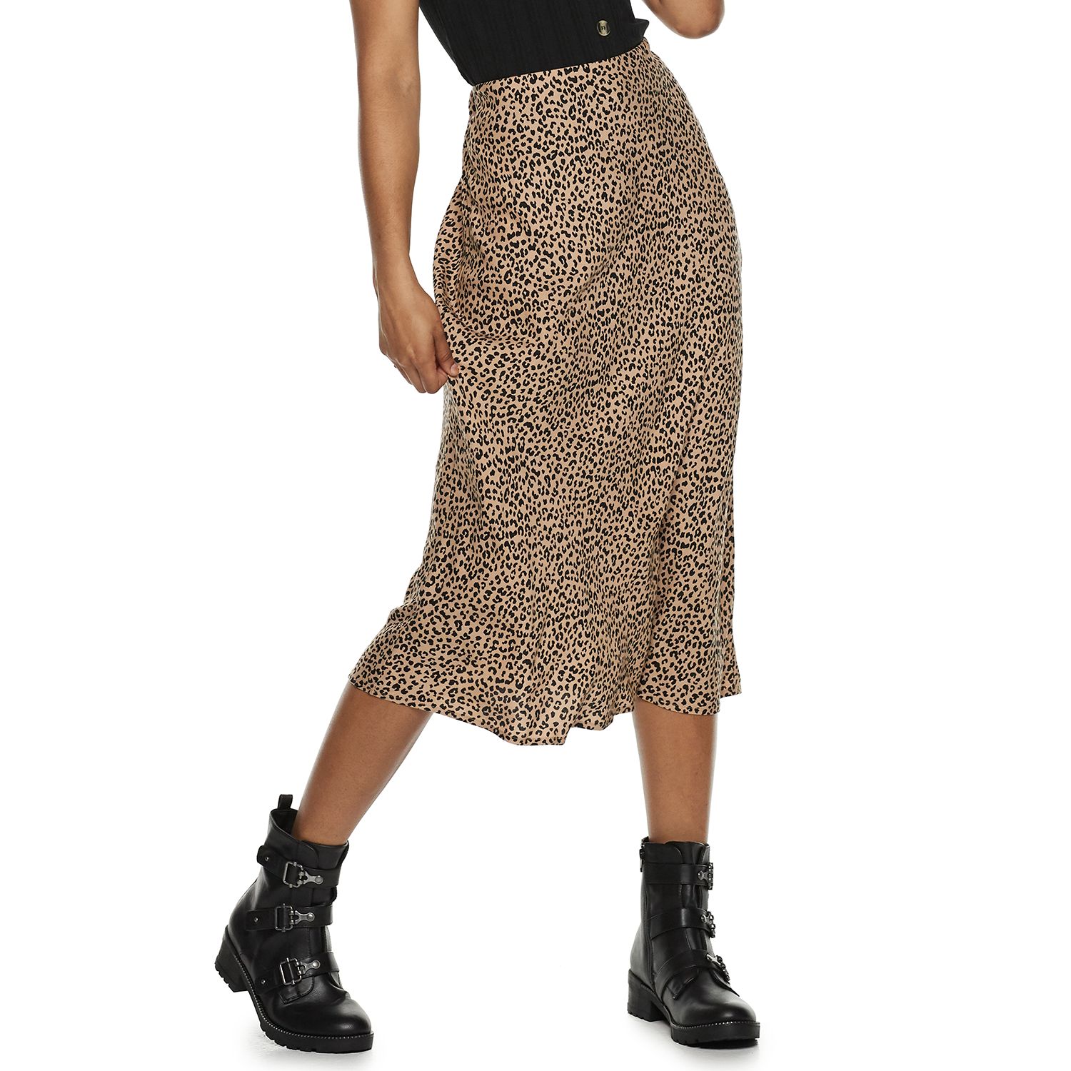 slip skirt midi