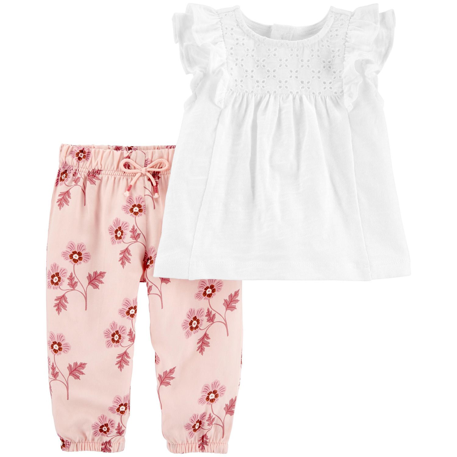 baby girl floral pants