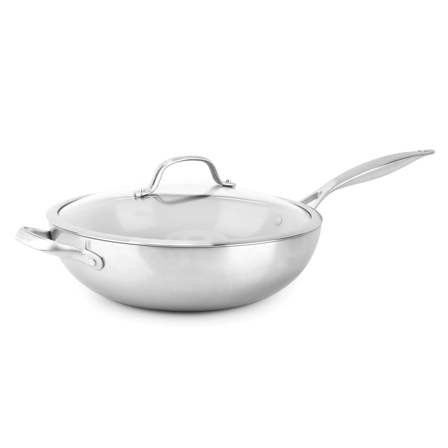 Tramontina 13.7'' Stainless Steel Wok with Lid
