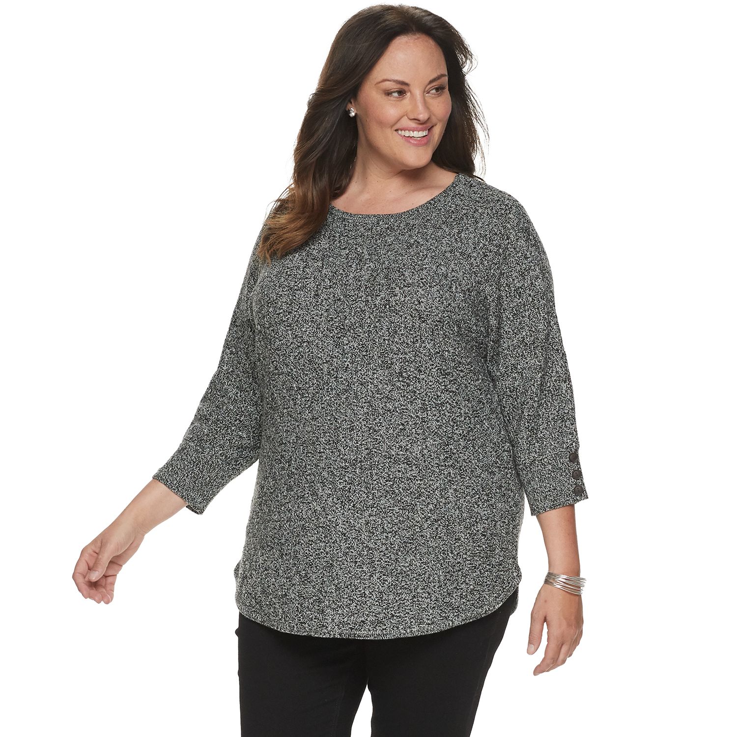 kohls womens plus size sweaters