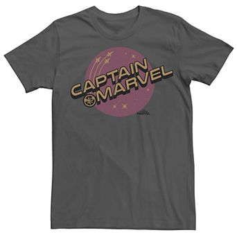 Men's Captain Marvel Planet Logo Tee