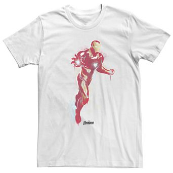 Men's Marvel "Avengers: Endgame" Iron Man Spray Painted Tee