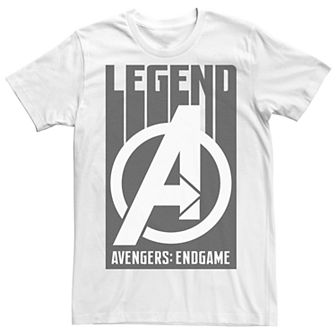 Men's Marvel "Avengers: Endgame" Legend Logo Poster Tee
