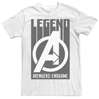 Men's Marvel "Avengers: Endgame" Legend Logo Poster Tee