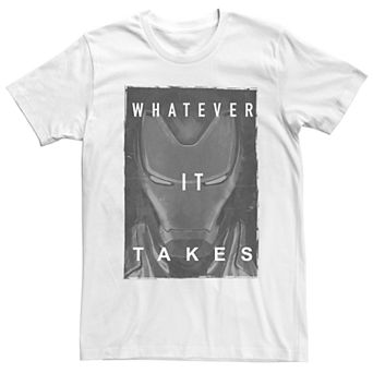 Men's Marvel Iron Man "Whatever It Takes" Poster Tee