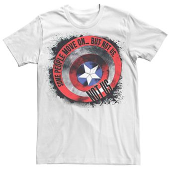 Men's Marvel "Avengers: Endgame" Captain America Shield Not Us Tee