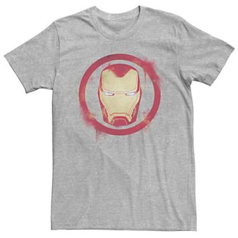 Men's Marvel "Avengers: Endgame" Iron Man Spray Paint Logo Tee