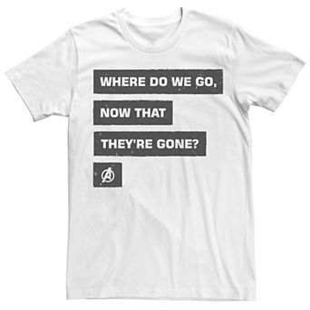 Men's Marvel "Avengers: Endgame" Gone Quote Tee