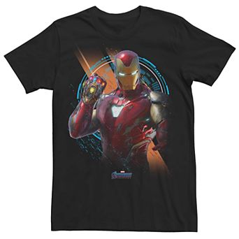 Men's Marvel "Avengers: Endgame" Iron Man Gauntlet Pose Tee