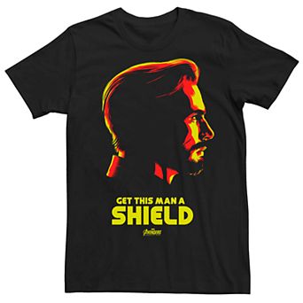 Men's Marvel "Avengers: Infinity War" Get This Man A Shield Tee