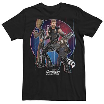 Men's Marvel "Avengers: Infinity War" Groot Rocket Thor Tee