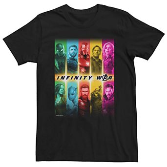 Men's Marvel "Avengers: Infinity War" Colorful Group Shot Tee