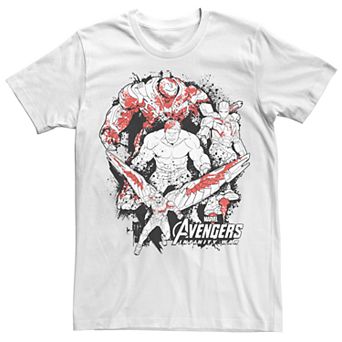 Men's Marvel "Avengers: Infinity War" Splatter Group Tee