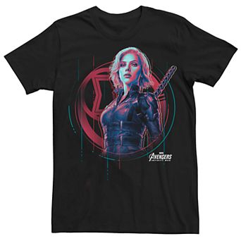 Men's Marvel "Avengers: Infinity War" Black Widow Tech Tee