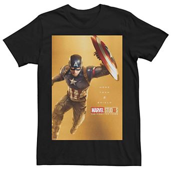 Men's Marvel Studios "Captain America" More Than A Shield Tee