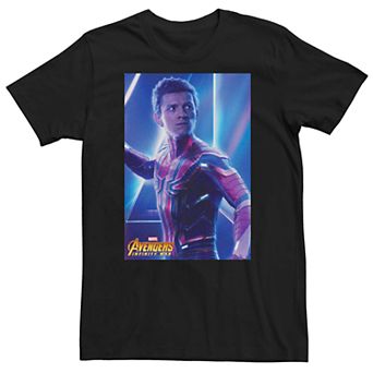 Men's Marvel "Avengers: Infinity War" Spider-Man Poster Tee
