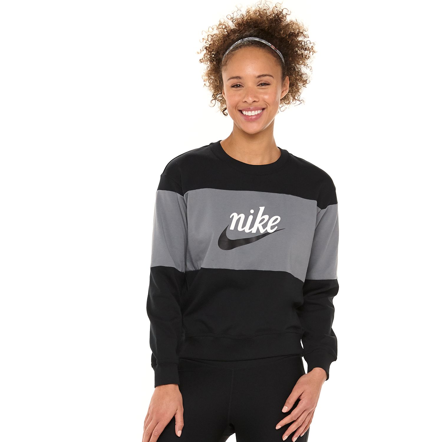 nike women's nike sportswear varsity fleece sweatshirt