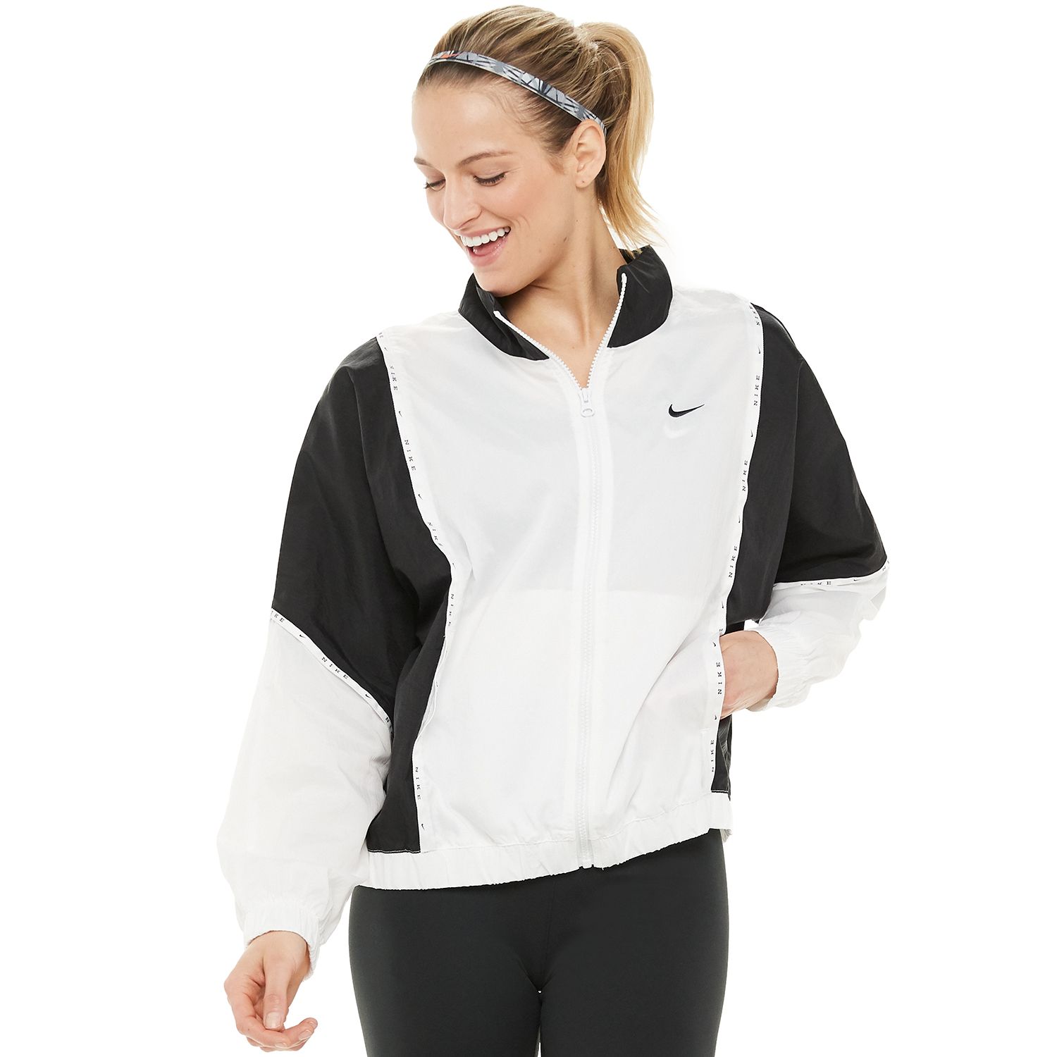 nike women's color block jacket