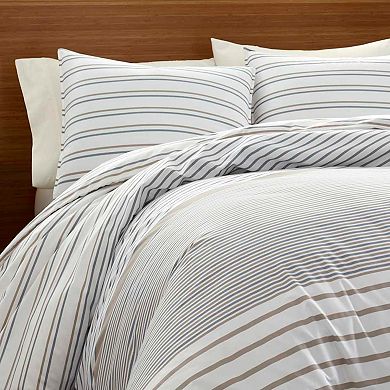 Eddie Bauer Copper Stripe Duvet Cover Set