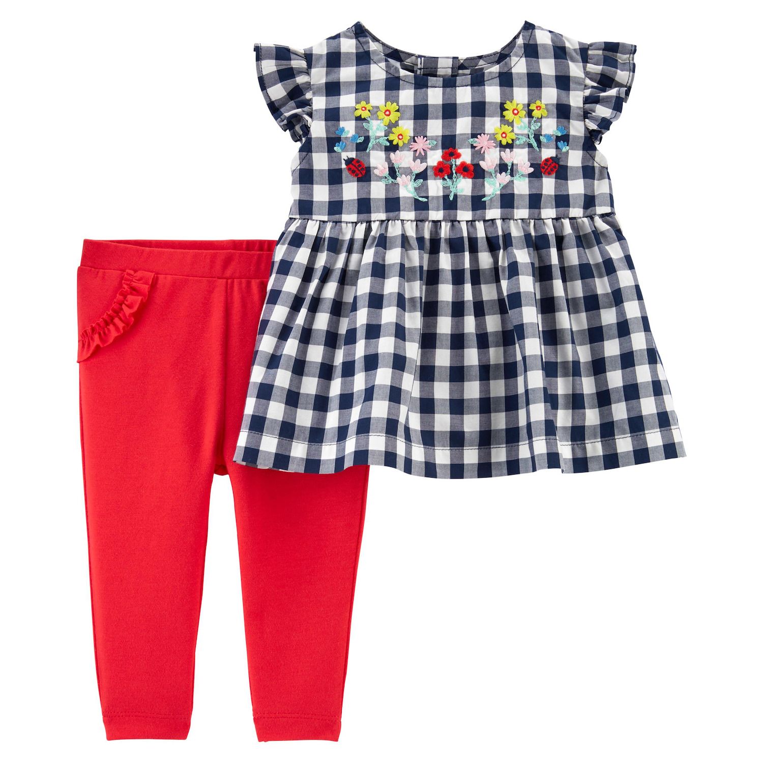 baby girl red leggings