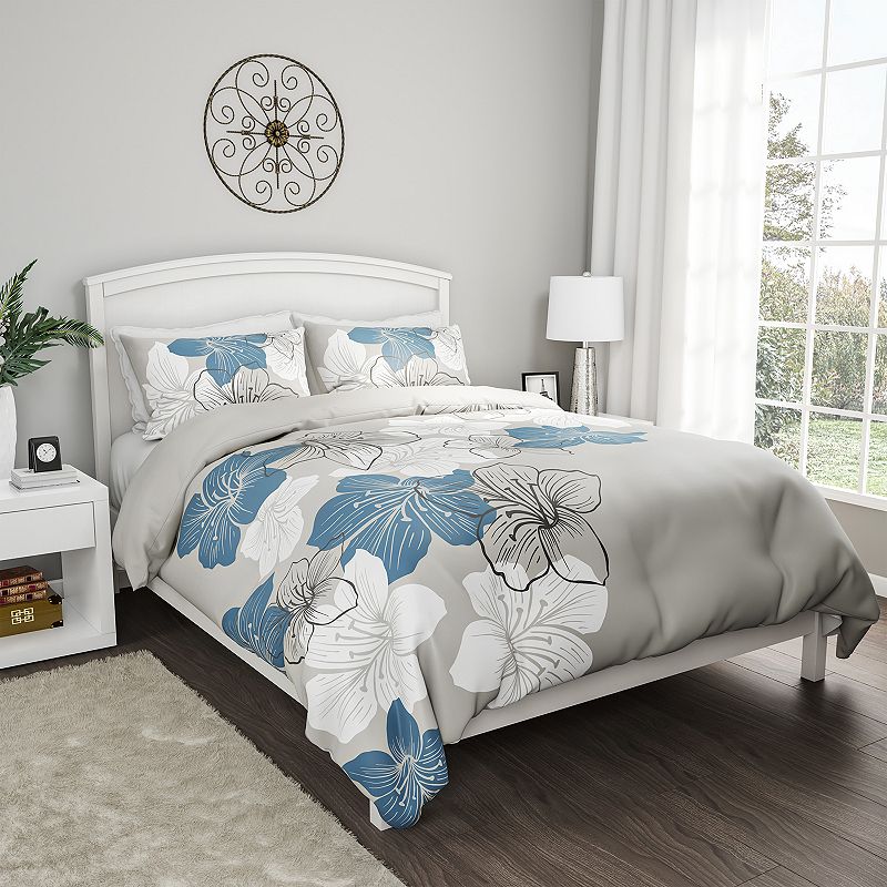 48433780 Portsmouth Home Microfiber Floral Comforter Set, M sku 48433780