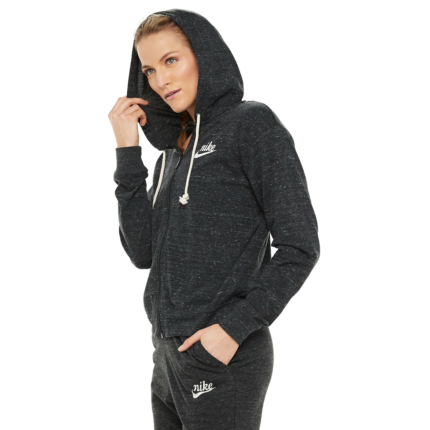 kohls nike womens zip up hoodie