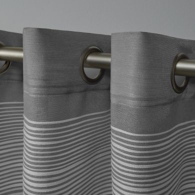 Exclusive Home 2-pack Kadomo Striped Window Curtains