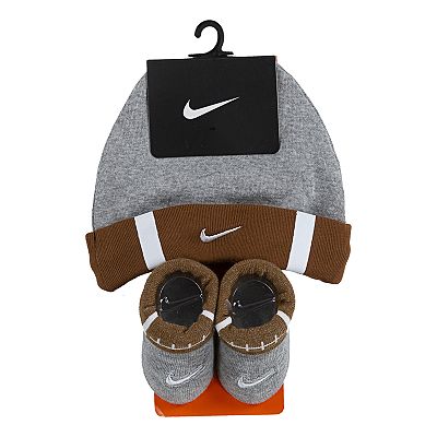 Baby nike booties and fashion hat