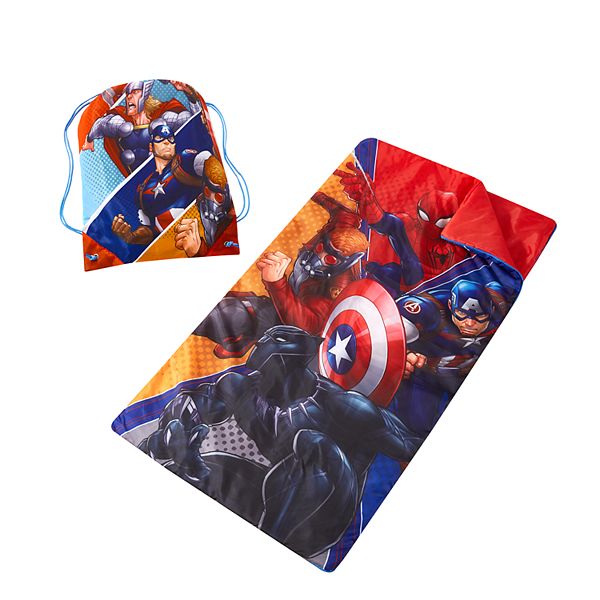 Marvel Avengers Sleeping Bag With Bonus Sling Bag