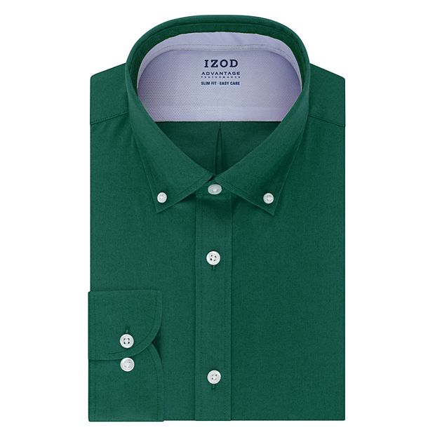 Forest green mens dress 2025 shirt